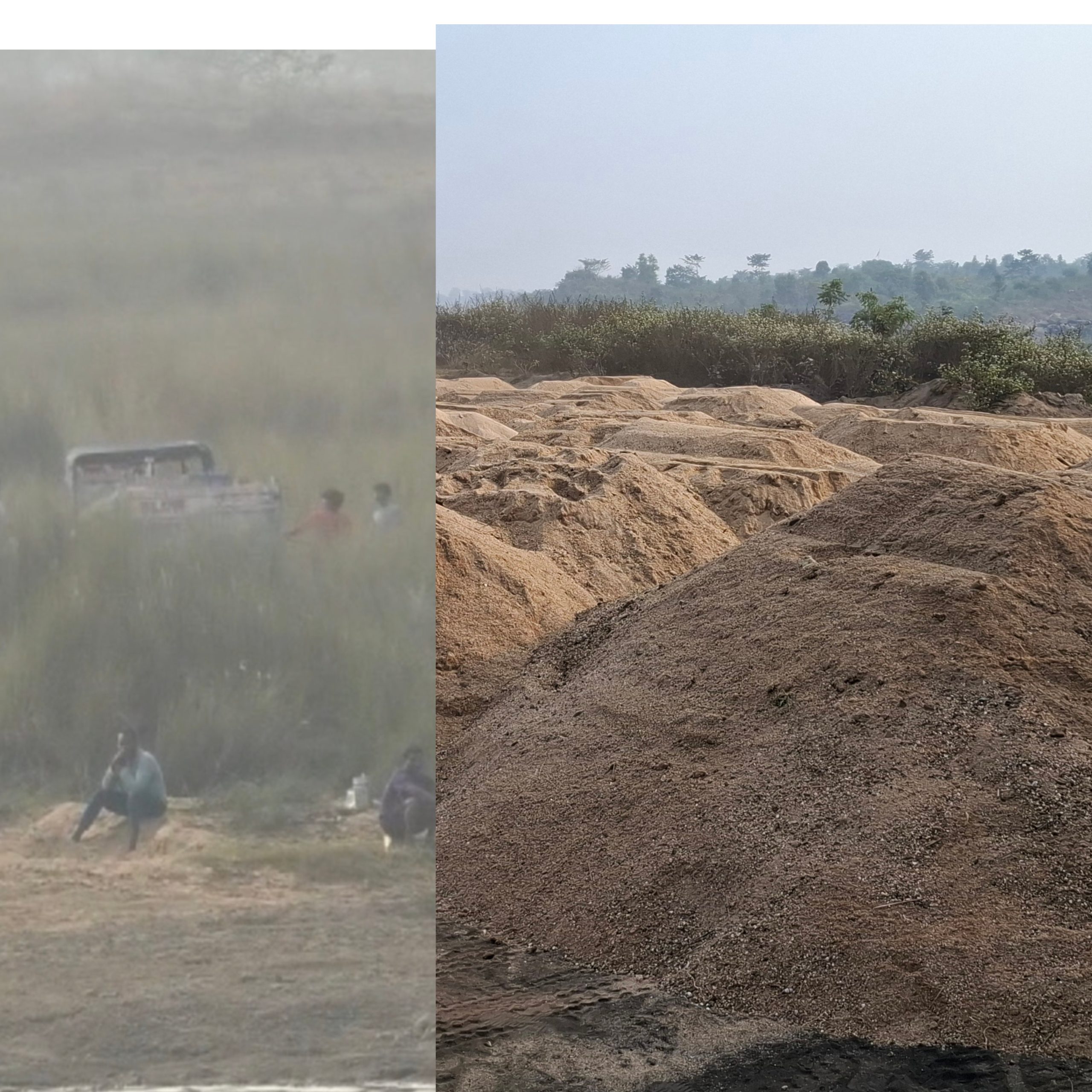 बालू माफिया राजू गिरी के चार गुर्गो के कंधों अवैध खनन की जिम्मेदारी,प्रति ट्रेक्टर 1500 रु की वसूली